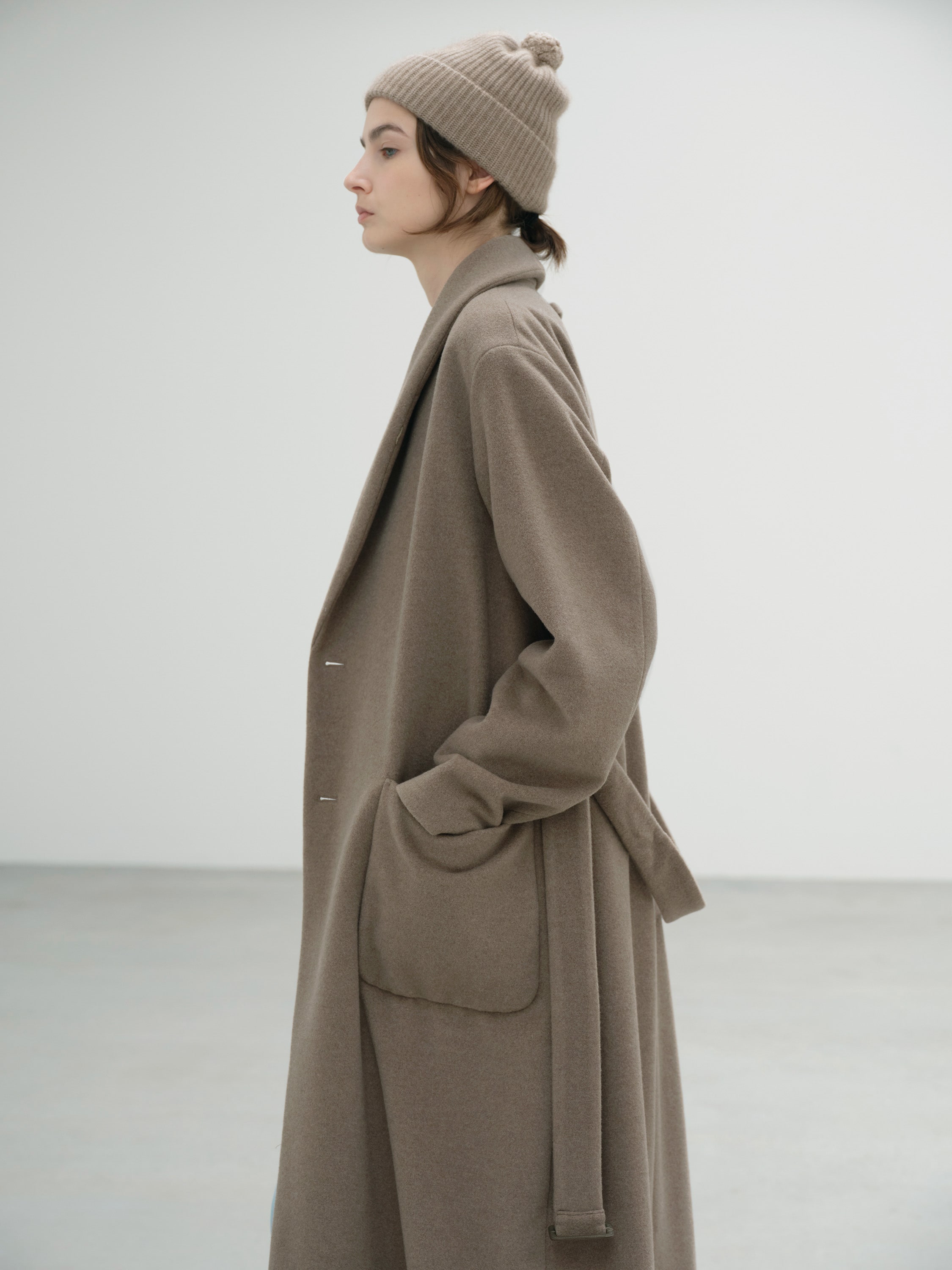 오라리 우먼즈 코트 ROBE COAT - 상세 이미지 3