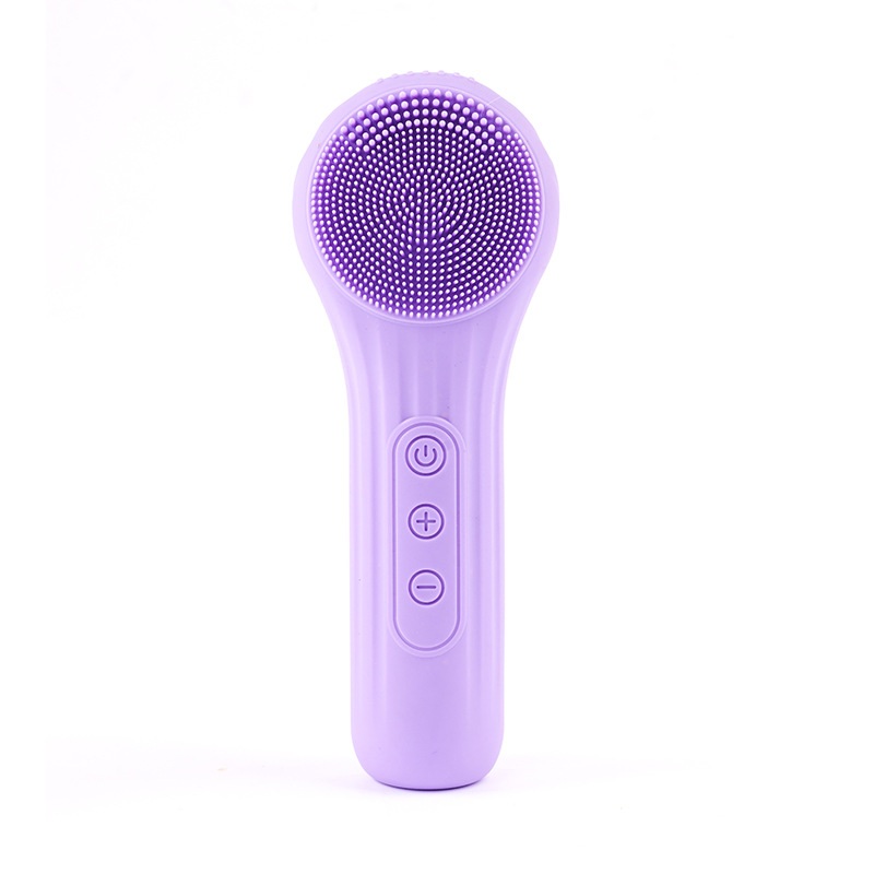 진동 클렌저 진동클렌저 실리콘 브러쉬 전동 세안기 피지제거 모공 클렌져 - 메인 이미지