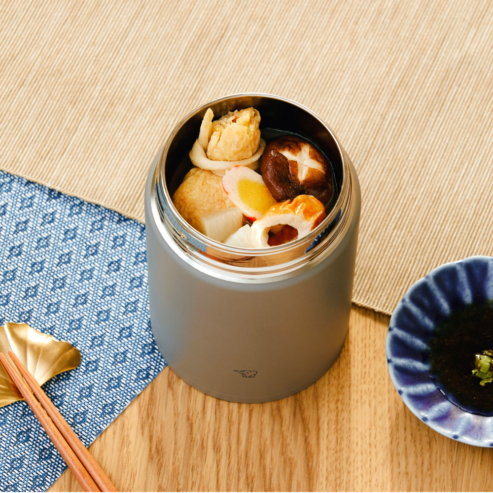 조지루시 보온 도시락통 죽통 푸드자 도시락 이유식 보온통 코끼리 300ml - 상세 이미지 4