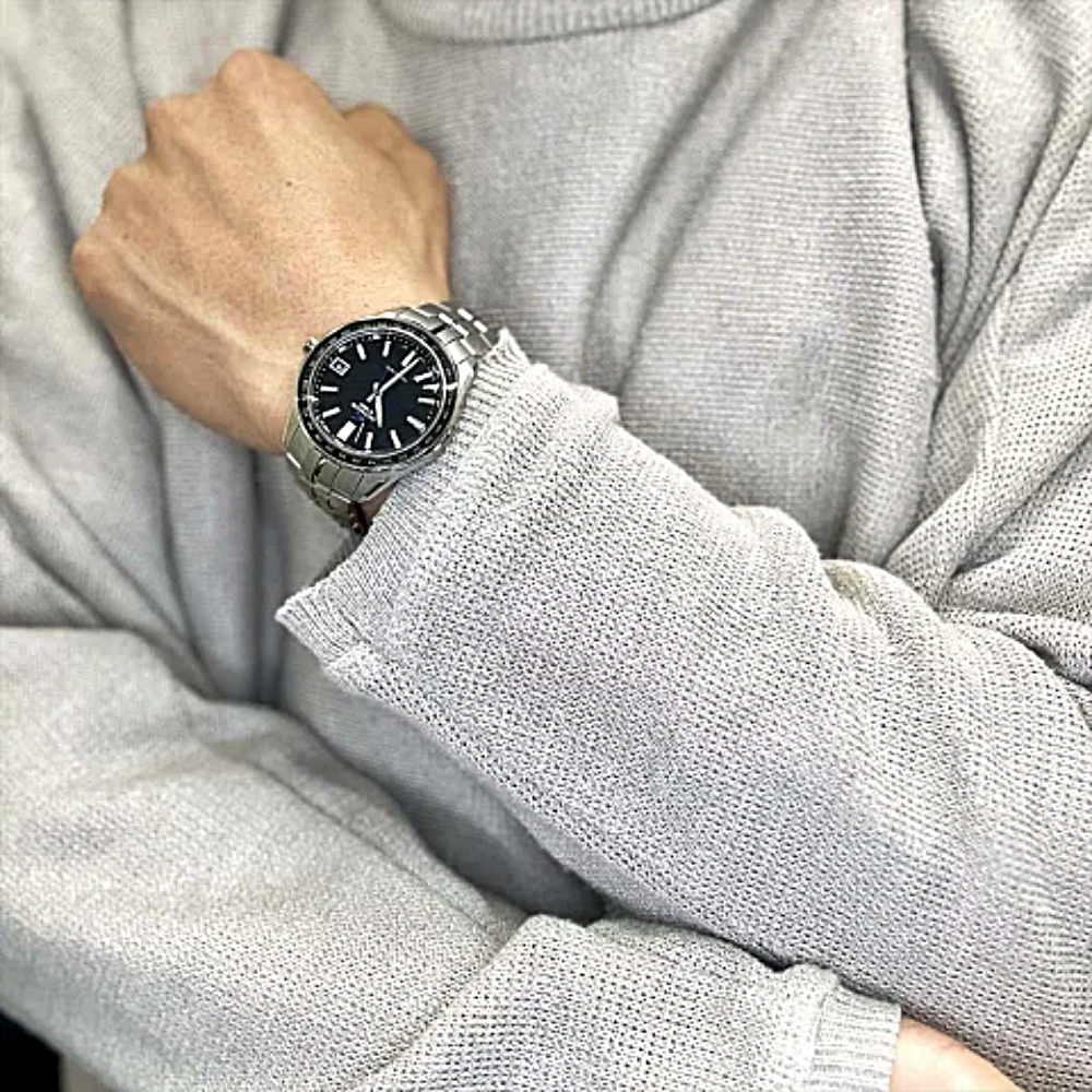 카시오 CASIO 오셔너스 솔라 티타늄 검판 남자 손목 시계 OCW-S400-1AJF 이미지 7