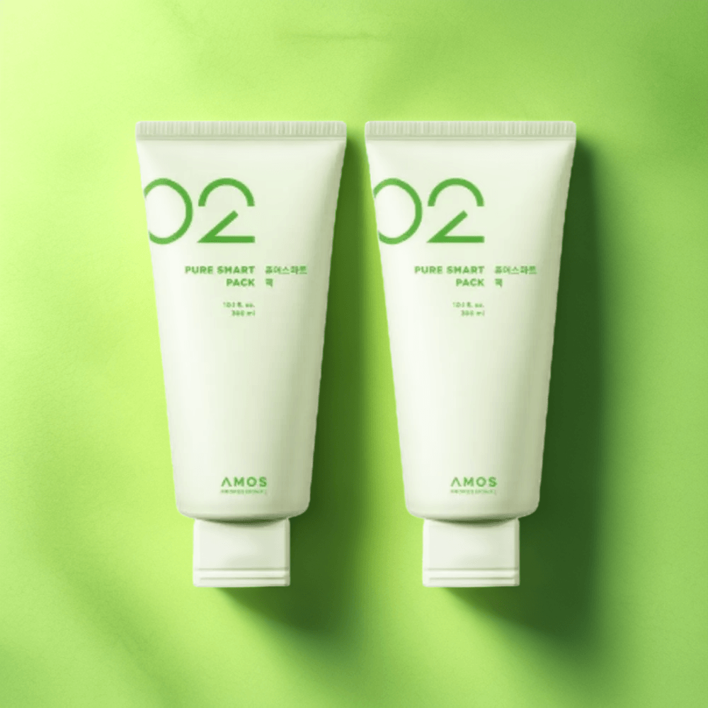 아모스 퓨어 스마트 팩 300ml 2개 헤어케어 헤어팩 미용실용 : 메이비굿컴퍼니