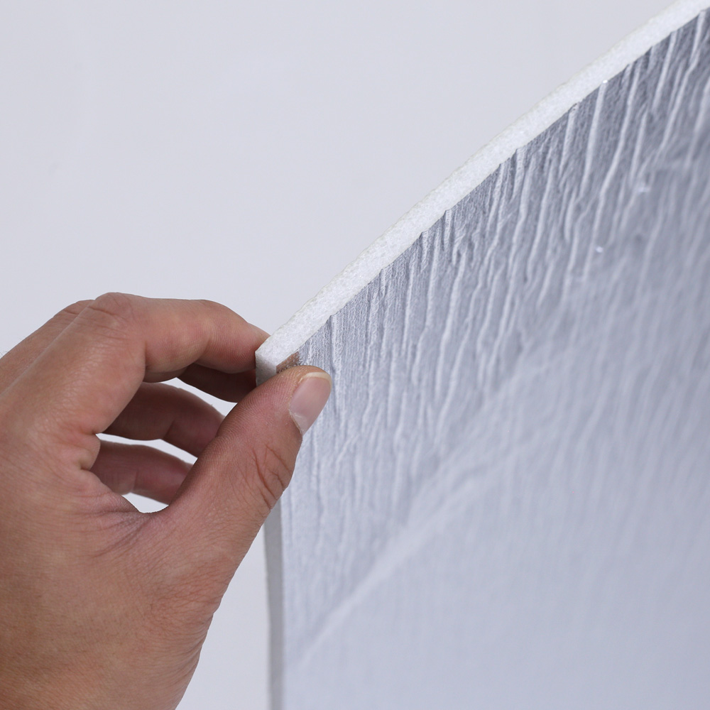 집코리아 열반사단열재 접착식 양면 은박단열재 PE폼 발포지 벽 보온재 7t x 5m, 1개