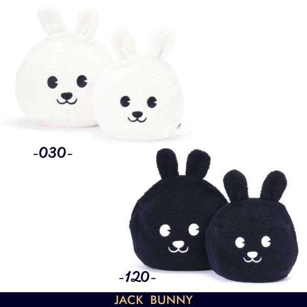 잭바니 Jackbunny 모코모코 래빗 페이스 파우치 2개 세트 2컬러 - 메인 이미지