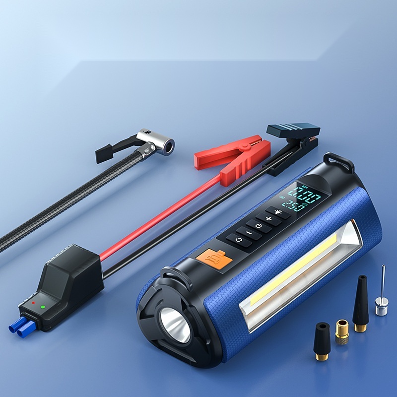 BUWEI 해결사 점프스타터 + 에어펌프 + 비상등 + 보조 배터리 10000mAh 차량용 - 상세 이미지 3