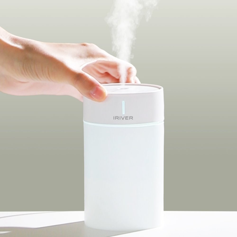 아이리버 사무실 탁상용 미니 가습기 초음파 USB 책상가습기 무드등 휴대용 차량 원룸