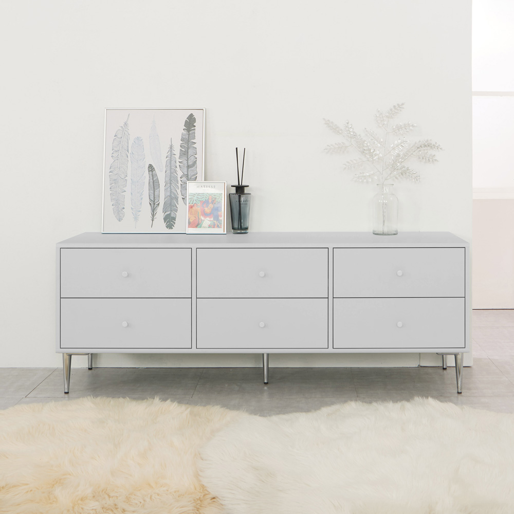 이노센트 노들 2단 거실장 서랍형 1500 i104247