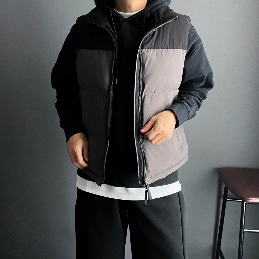 남자 웰론 패딩 조끼 - 상세 이미지 2