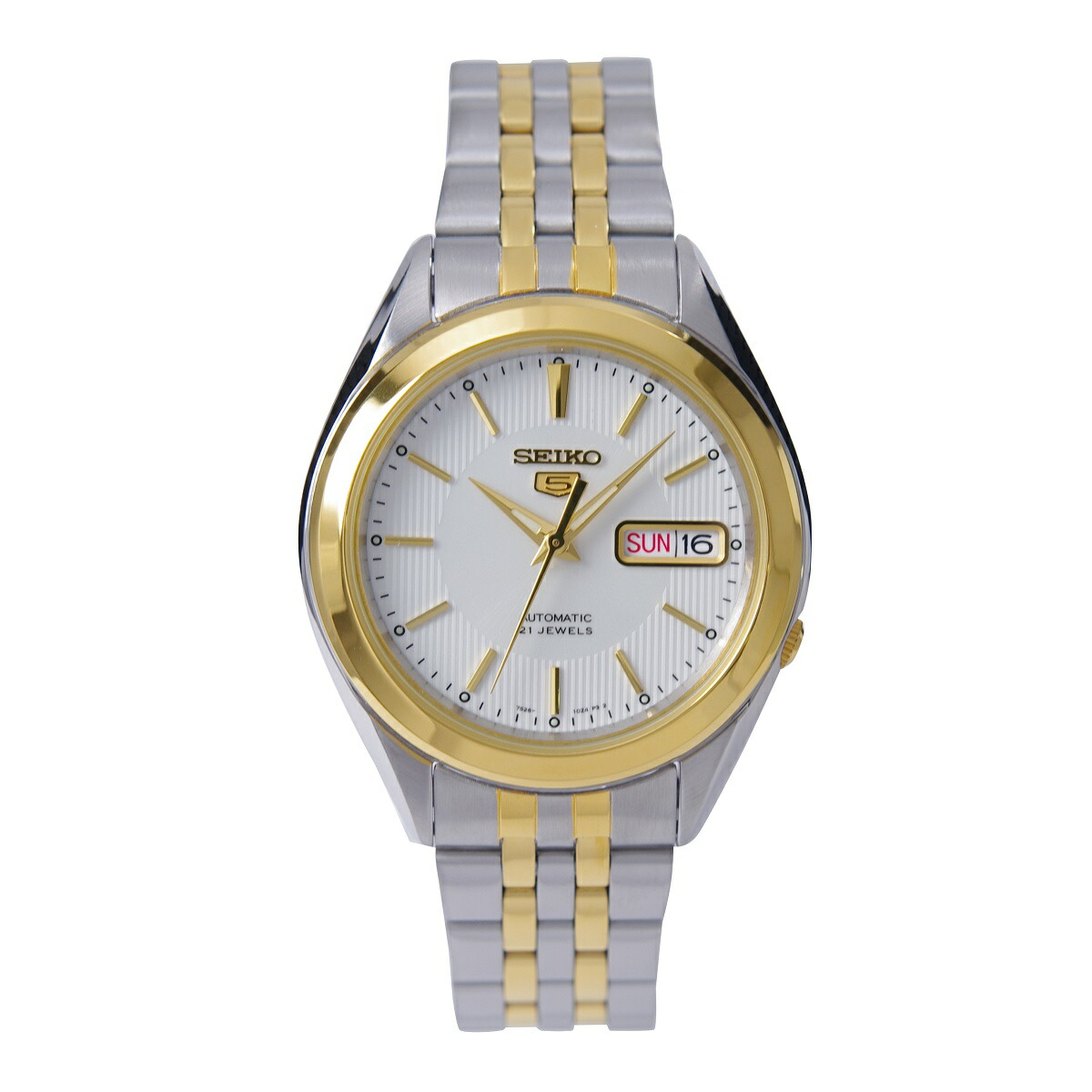 세이코 SEIKO 오토매틱 금장 흰판 남자 손목 캐주얼 시계 SNKL24J1 - 메인 이미지