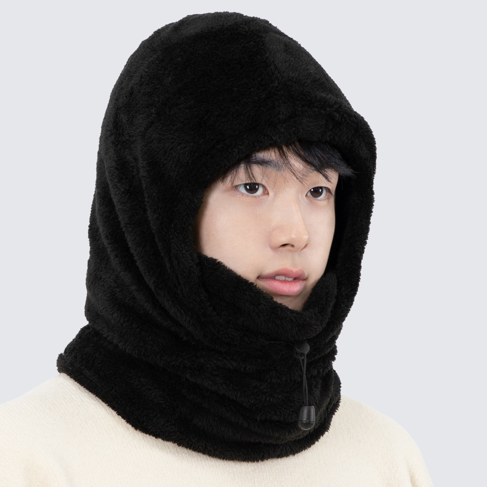 카르닉 플리스펄 바라클라바 겨울 넥워머 방한 후드 목토시 멀티스카프 골프 - 상세 이미지 2
