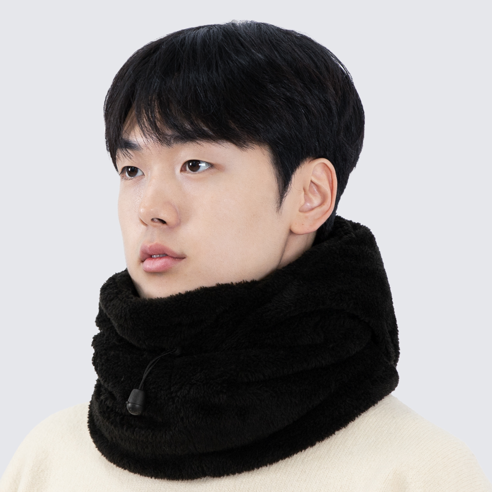 카르닉 플리스펄 바라클라바 겨울 넥워머 방한 후드 목토시 멀티스카프 골프 - 상세 이미지 3