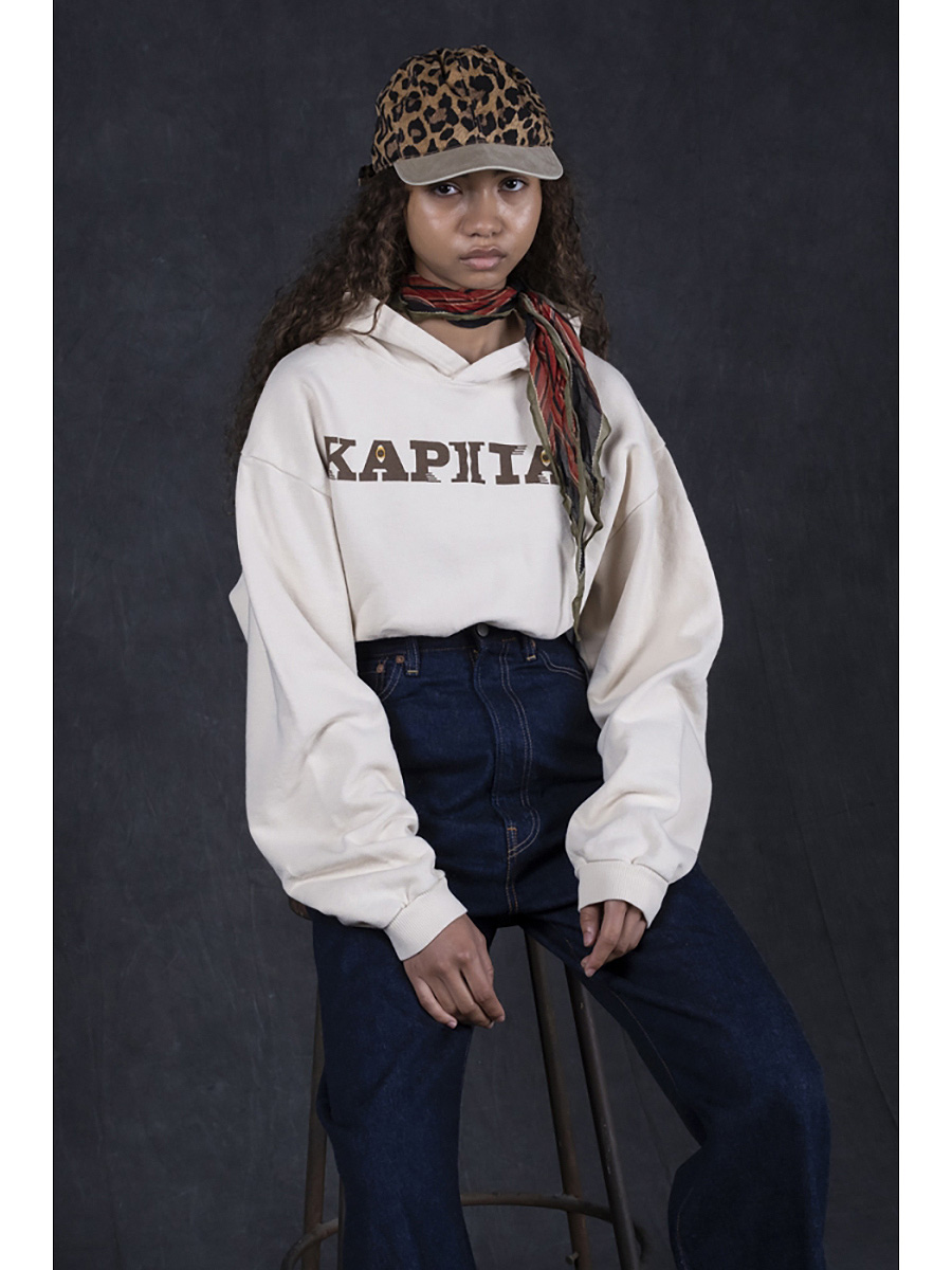 캐피탈 KAPITAL 잔털 후드 스웨트 SPEAKEASY K2409LC046 - 상세 이미지 2