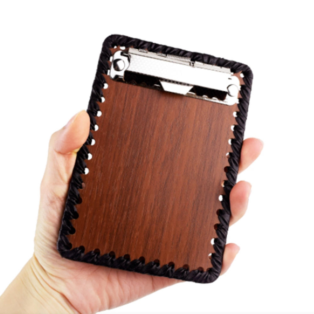 업소용빌지 식당 클립 빌패드 가죽 주문서 영수증 받침대