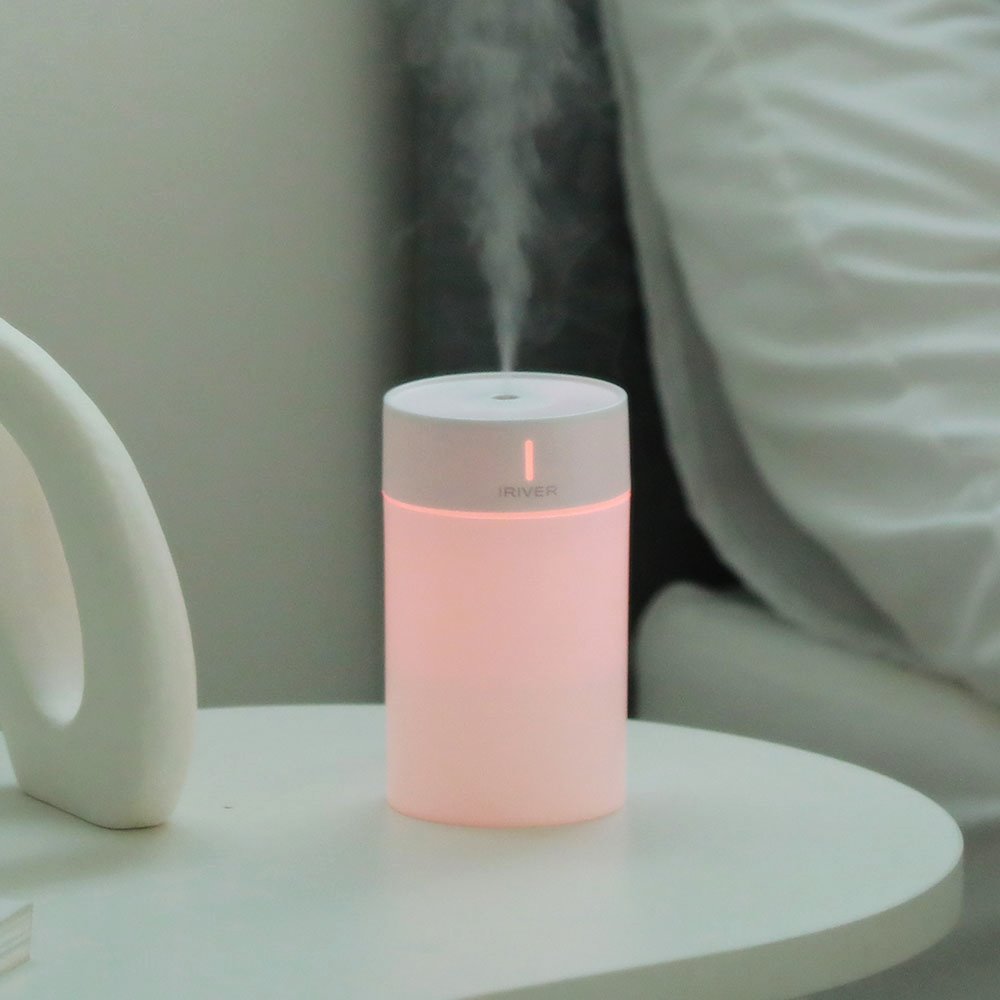아이리버 사무실 탁상용 미니 가습기 초음파 USB 책상가습기 무드등 휴대용 차량 원룸