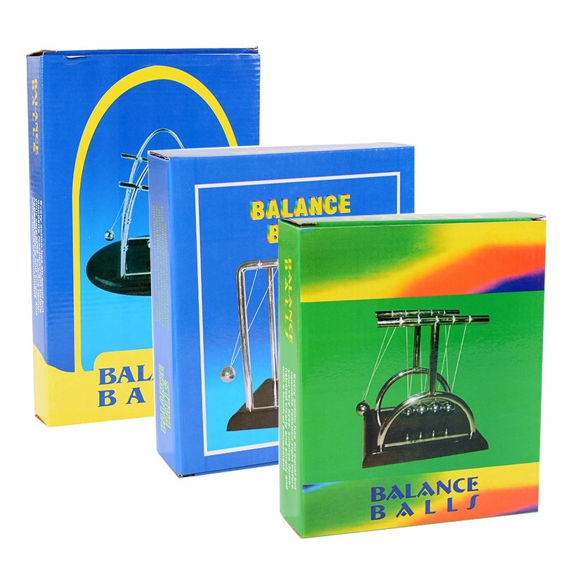 뉴턴의 진자 물리학 Ballance Ball 과학실험 거실 장식 공예품 진자운동 - 상세 이미지 4