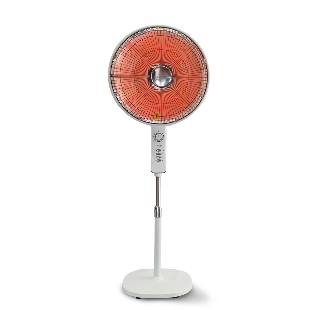 캐로스 선풍기형 히터 업소용 사무실 전기히터 가정용 전기난로 온열기 전기스토브 난방기 전열기구 난방기구 40cm