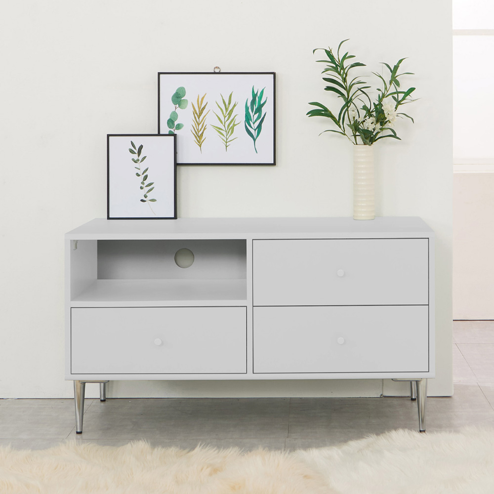 이노센트 노들 2단 거실장 오픈형 1000 i104246