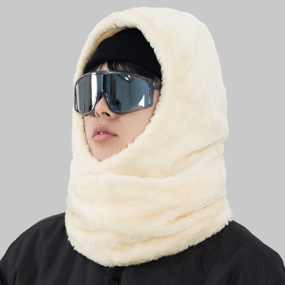 카르닉 플리스펄 바라클라바 겨울 넥워머 방한 후드 목토시 멀티스카프 골프 - 상세 이미지 4