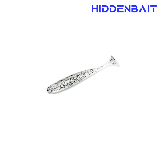 히든베이트 네소 쉐드웜 볼락웜 볼락루어 아징웜 006 CLEAR BLACK, 5cm(2인치) - 메인 이미지