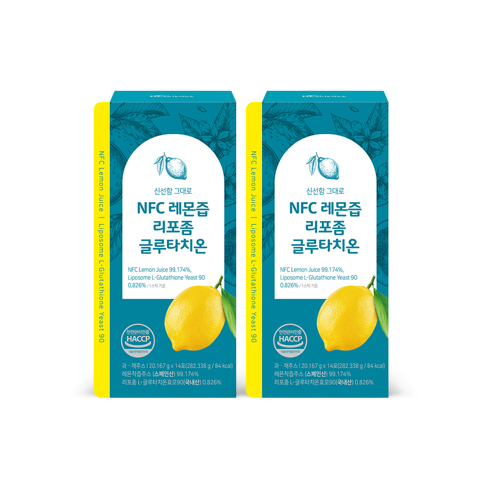 NFC 레몬즙 리포좀 글루타치온 14포, 2개