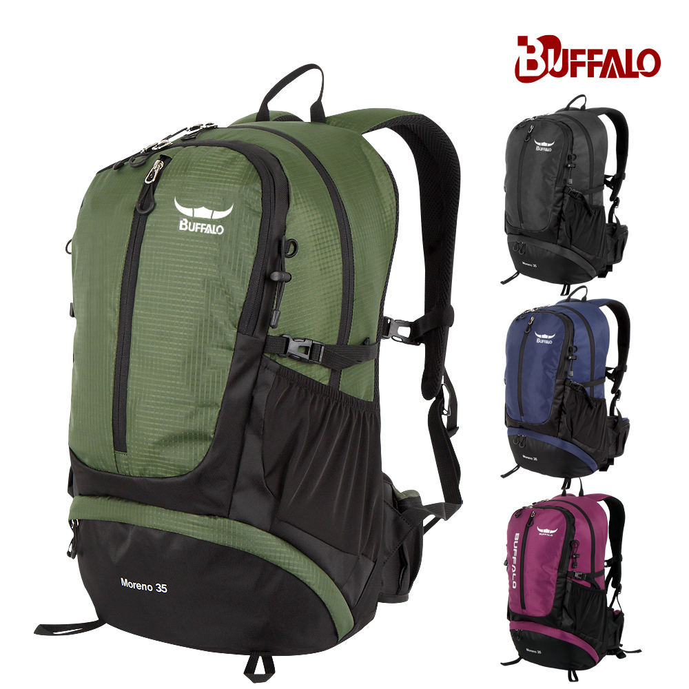 버팔로 모레노 등산배낭 35L 레인커버 트래킹 백팩 배낭 가방