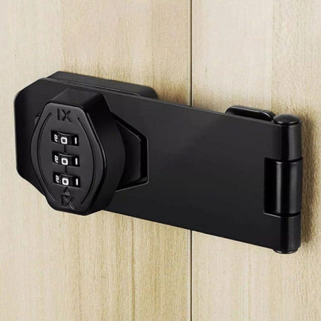 비밀 번호 자물쇠 시건장치 걸고리 경첩 번호키 열쇠 빗장 냉장고