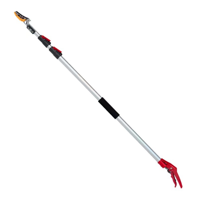 3단 전지가위 장대나무 전지톱겸용 고지가위 원예가위 자르기 높이조절 1.4m-4m