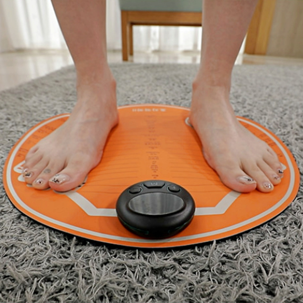 발마사지기 효자꾹꾹 EMS 발지압 발바닥지압 매트 지압판