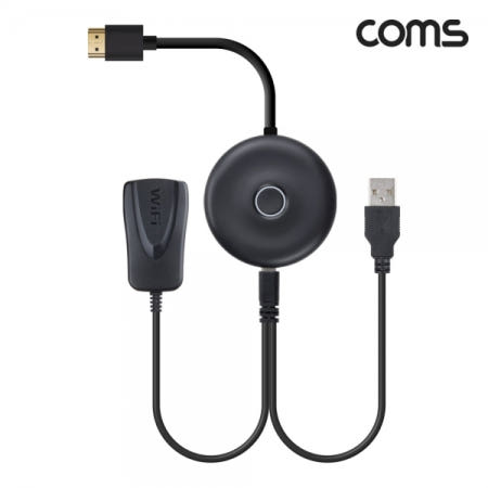 라이트컴 EC500 Coms 4K무선미러링MHL동글스마트폰듀얼밴드2.4GHz5GHzMiracast미라캐스트AirPlay3840x21604K@60Hz