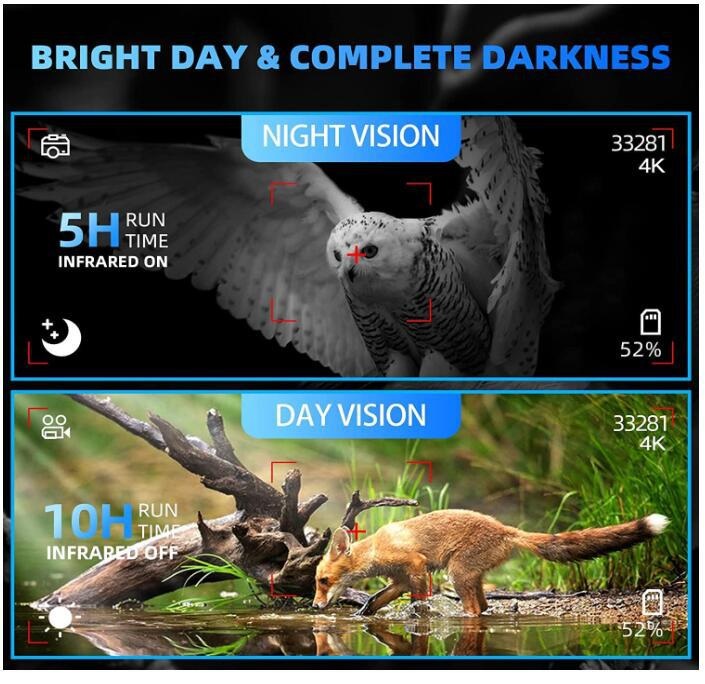 HD 야간 투시경 Night Vision 4K 적외선 야간 투시 쌍안경 - 상세 이미지 5