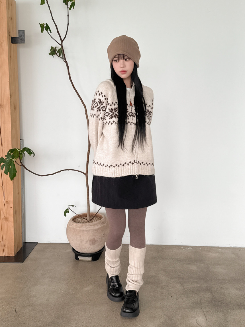 [인기폭주] 뉴롤업 쪼임 니트 무지 롱 비니 모자 4color 상세 이미지 32