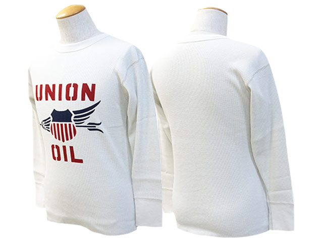 프리휠러스 UNION OIL 유니온 오일 빈티지 와플 써멀 긴팔 티셔츠 2435004 - 상세 이미지 2