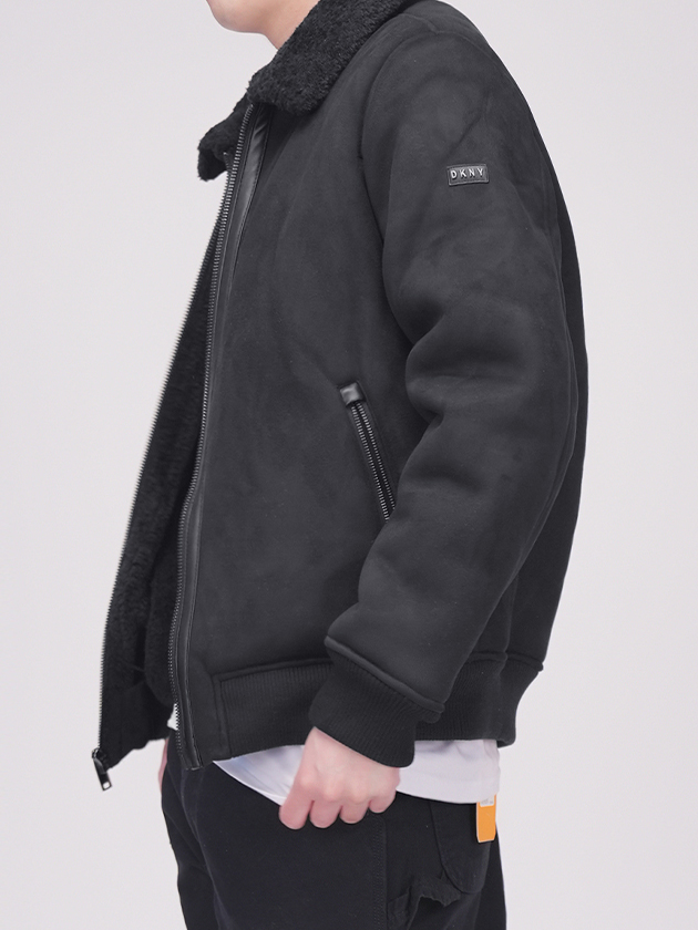 DKNY 남성 양털 무스탕 자켓 가죽자켓 빅사이즈 - 상세 이미지 2
