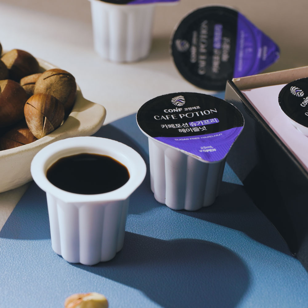 (코엔에프)카페포션 슈가프리 헤이즐넛 포션커피 12개입