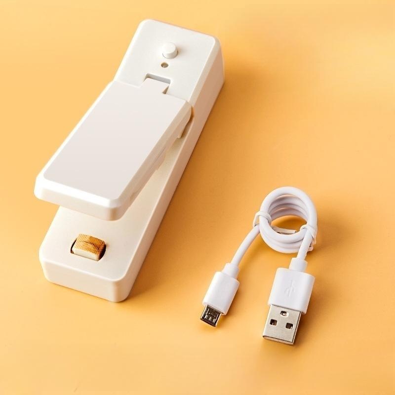 USB 충전식 미니 씰링기계 밀봉기계 올인원 휴대용 오랫동안 신선보관 비닐접착기 - 상세 이미지 2