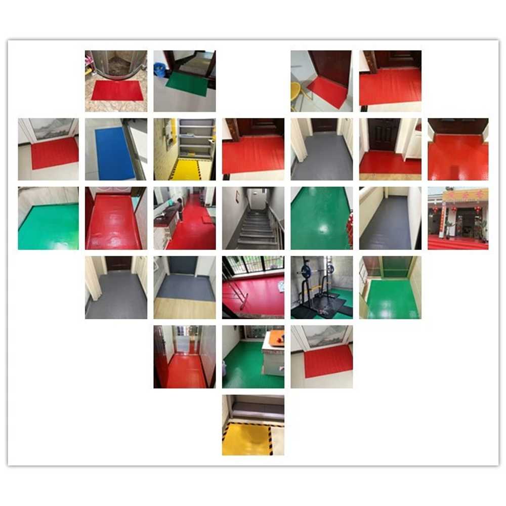 PVC 바닥 깔판 욕실 세탁실 논슬립 미끄럼방지 매트 - 상세 이미지 5