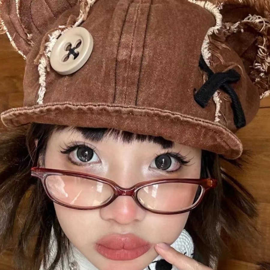 러블리 베어모자 쓰는순간 나도 인싸모자 귀여운 데님모자 - 상세 이미지 2