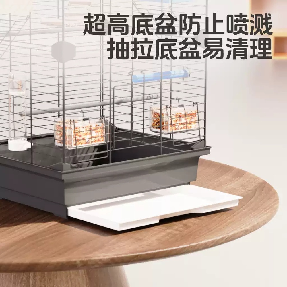 아크릴새장 새집 앵무새장 앵무새 사육장 대형 케이지 투명 놀이터 둥지 하우스 - 상세 이미지 3