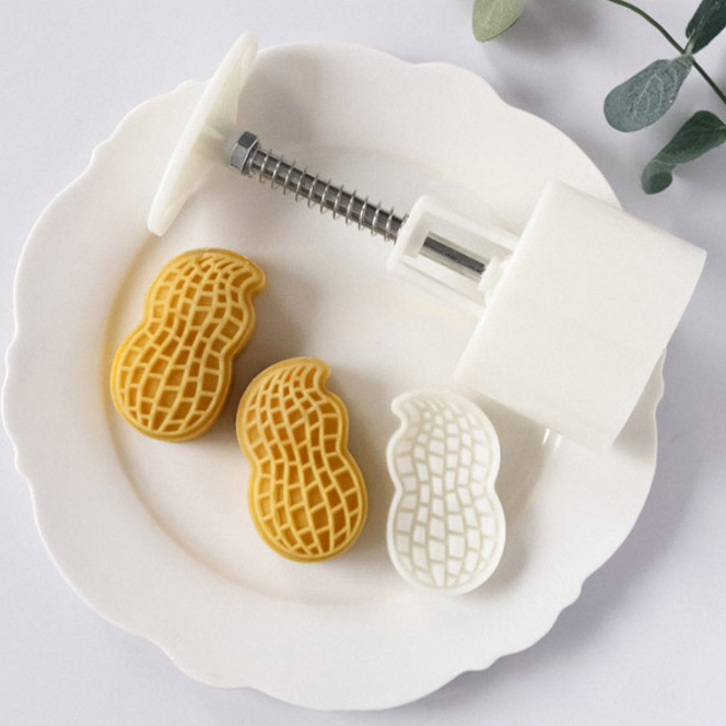 통통땅콩월병틀 피넛쿠키틀 50g 월병프레스50g 떡살 베이킹틀 도구 떡도장 화과자틀 - 상세 이미지 5