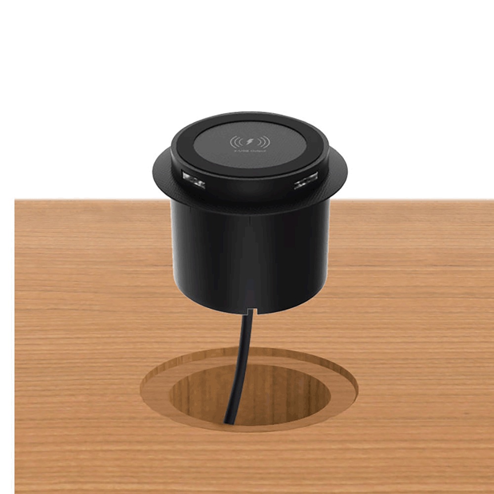 3 in 1 무선 충전기 USB 포트 2개 - 상세 이미지 2