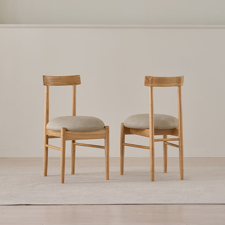 [삼익가구]헤일드 원목 의자(1EA)