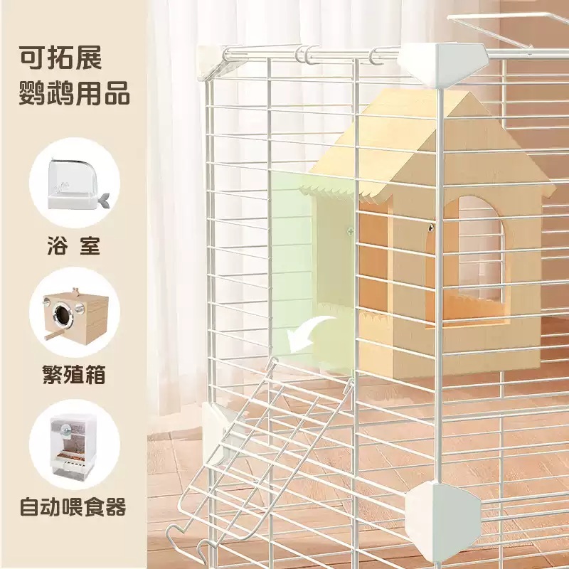 아크릴새장 사육장 케이지 앵무새 조류 앵무새장 둥지 대형 하우스 투명 새집 - 상세 이미지 5