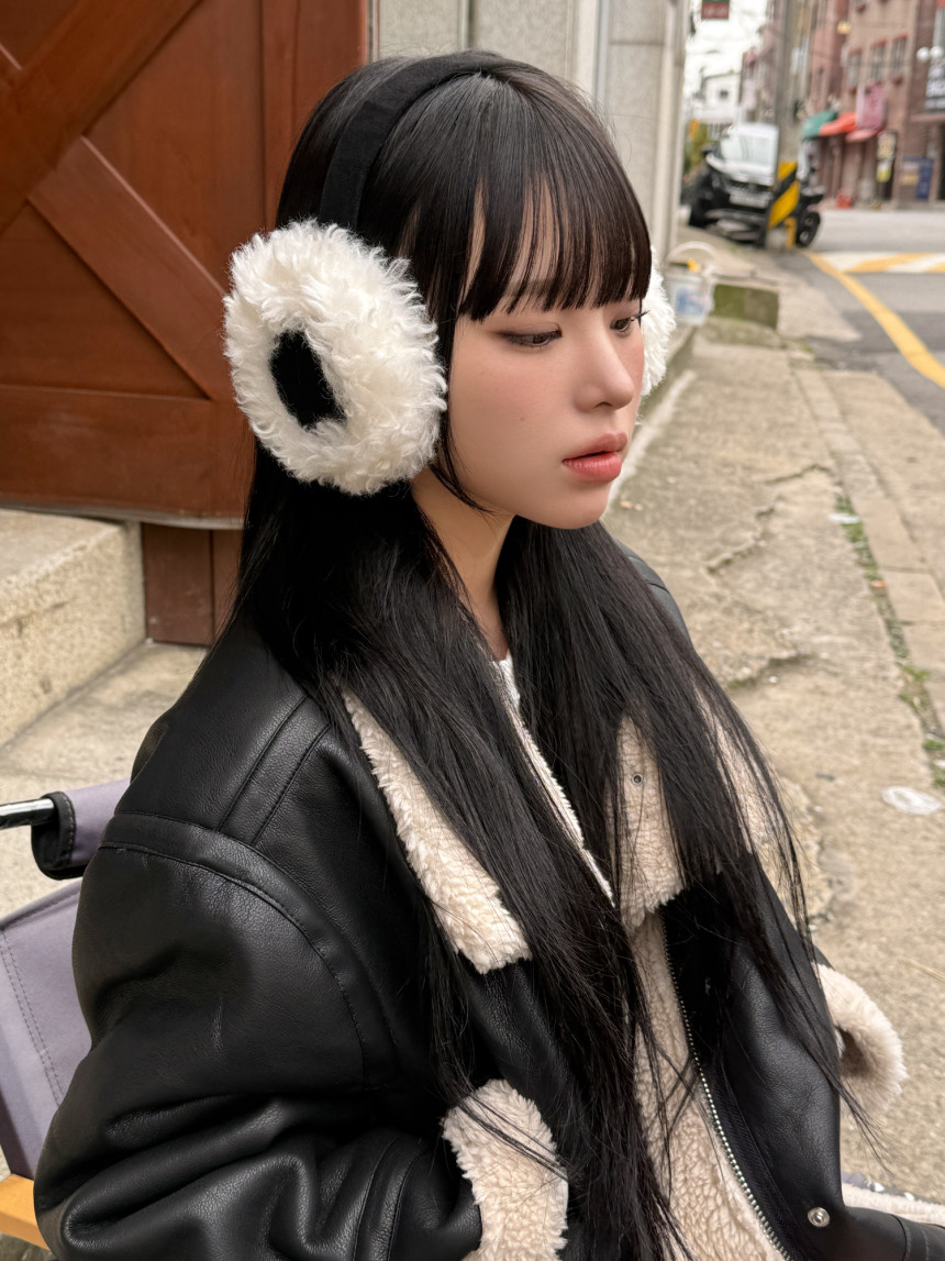 [귀여워요!] 에그푸들뽀글이어그라인이어머프귀마개4color 상세 이미지 22