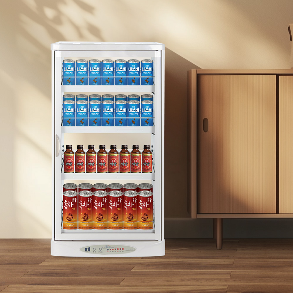 업소용 전기 온장고 편의점 KHU-107H 음료수 4단 음료 소형 커피 마트 약국 보온고