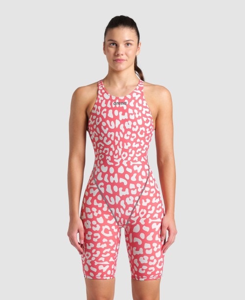아레나 Swim Powerskin ST Next Open Back Leopard Skin - 상세 이미지 2