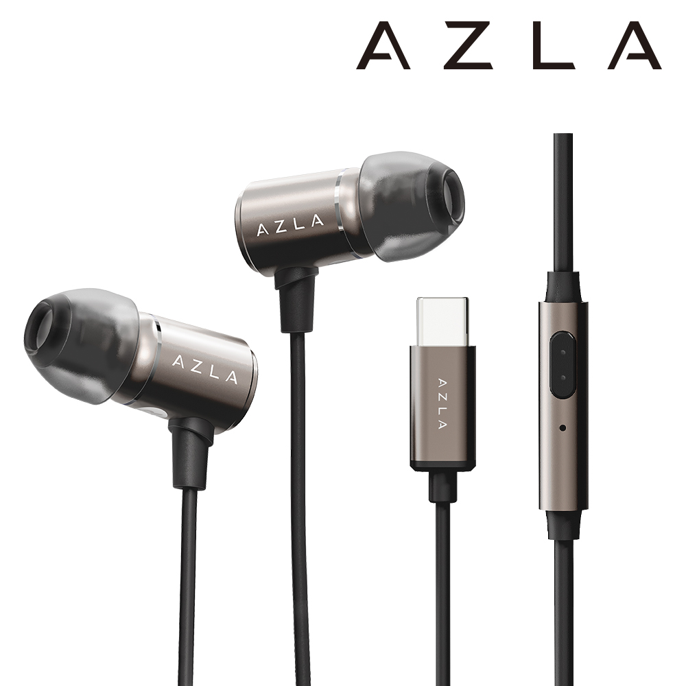 아즈라 트리뷰트 이어폰 AZT-350C C타입 DAC 아이폰 갤럭시 건메탈 제품 이미지