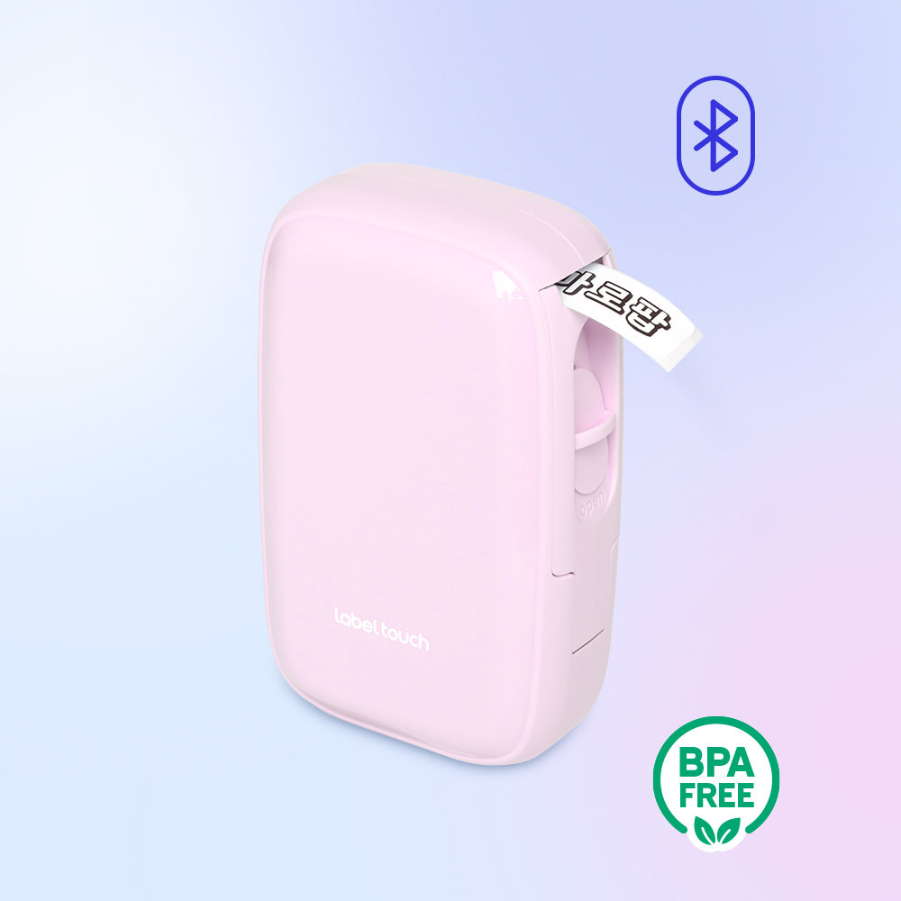 [라벨터치]휴대용 미니 블루투스 라벨프린터 마로팝 maropop 라벨기 스트로베리 - 상품 이미지