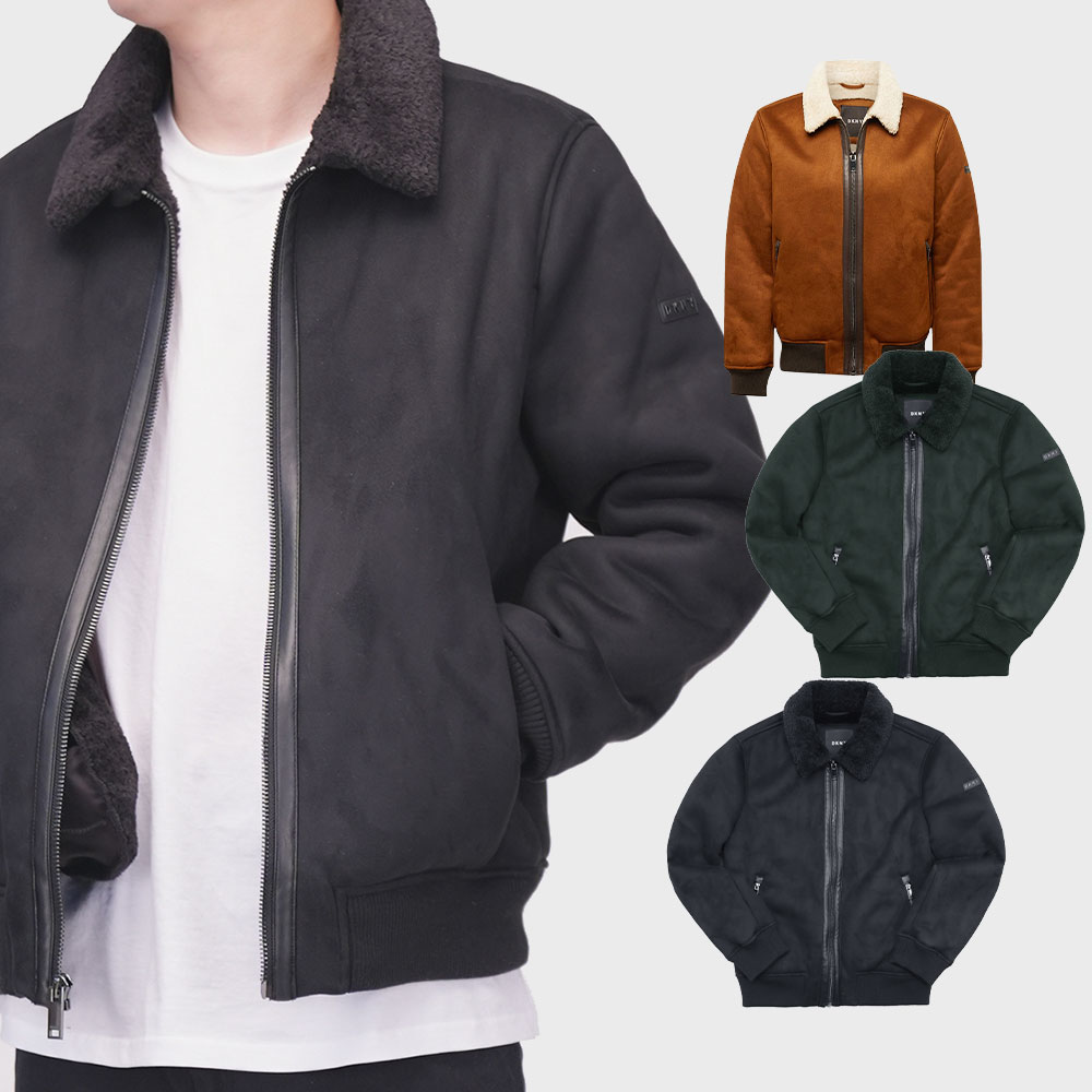 DKNY 남성 양털 무스탕 자켓 가죽자켓 빅사이즈