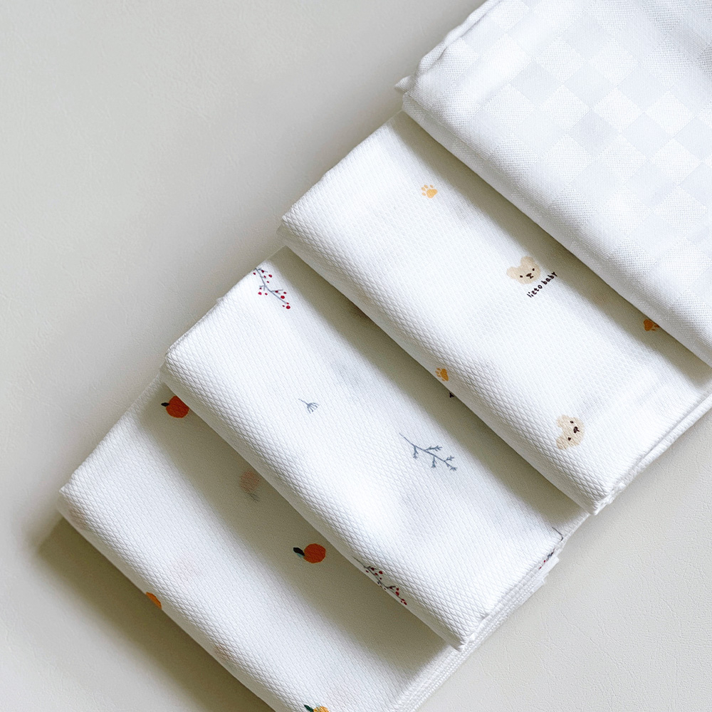 리에또 신생아 밤부 면 천기저귀 대나무 아기 사각기저귀 대형 5P