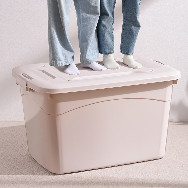 바퀴 달린 리빙박스 수납함 수납보관함 이동이 정말 편리한 대용량 장난감 보관상자 - 상세 이미지 4