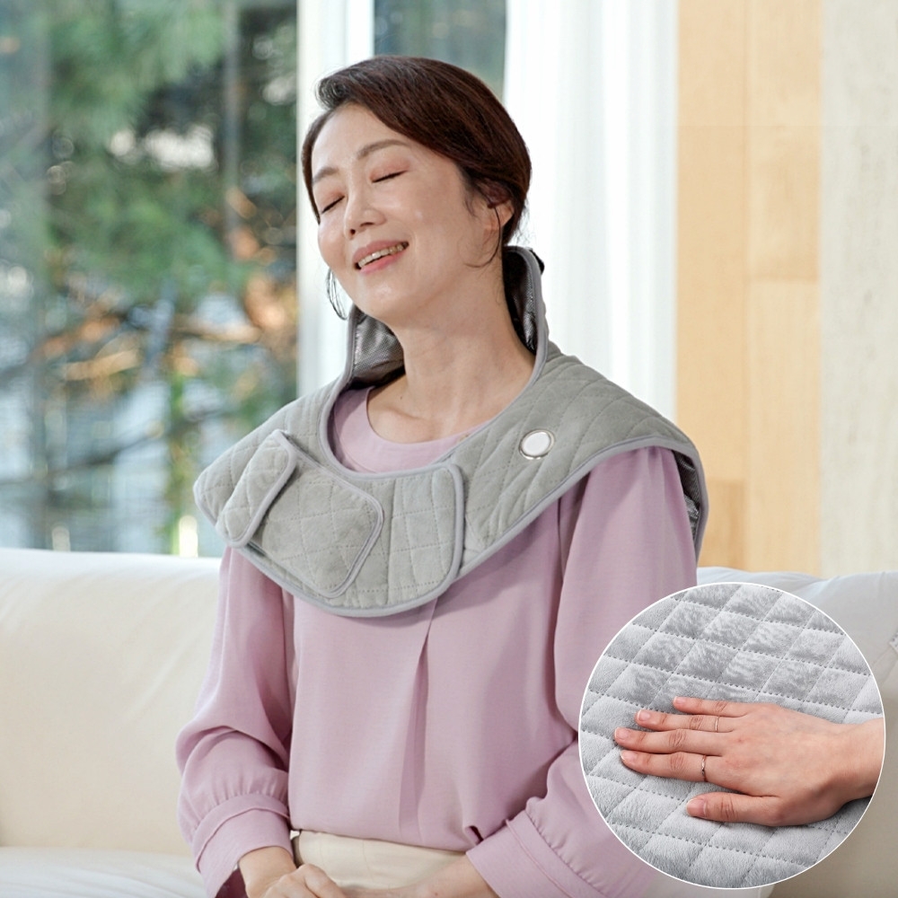 파비스 따끄니 목 어깨전용 찜질기 세트 유선 무선 그래핀 온열찜질기 온열기 온열패드